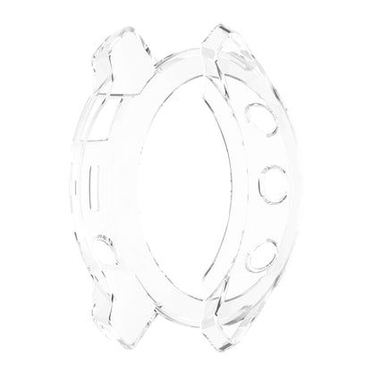 For Garmin Epix Gen2 Non-full Coverage Hollow TPU Watch Case(Transparent White) by bashfashion