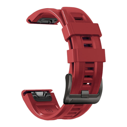 For Garmin Approach S60 22mm Silicone Sport Pure Color Watch Band(Red) by bashfashion