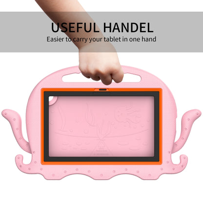 For Samsung Galaxy Tab A7 10.4 T500 / T505 Octopus Style EVA + PC Tablet Case with Strap(Pink) by bashfashion