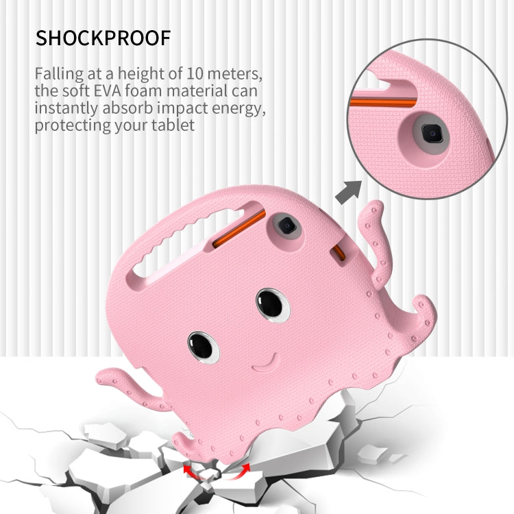 For Samsung Galaxy Tab A 8.0 T290 / T295 2019 Octopus EVA + PC Tablet Case with Strap(Pink) by bashfashion