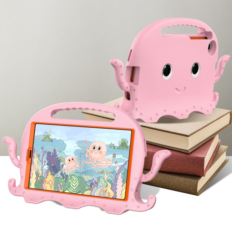 For Samsung Galaxy Tab A 8.0 T290 / T295 2019 Octopus EVA + PC Tablet Case with Strap(Pink) by bashfashion