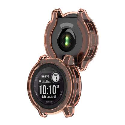 For Garmin Instinct 2 Shockproof TPU Soft Watch Protective Case(Purple) by bashfashion