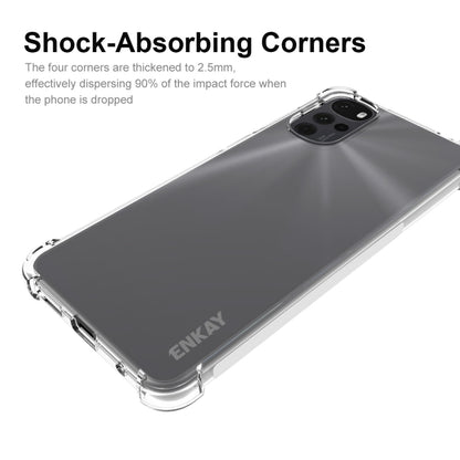 For Motorola Moto G22 4G ENKAY Clear TPU Shockproof Case by ENKAY