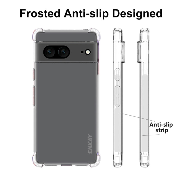 For Google Pixel 7 ENKAY Clear TPU Shockproof Case by ENKAY