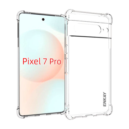 For Google Pixel 7 Pro ENKAY Clear TPU Shockproof Case by ENKAY