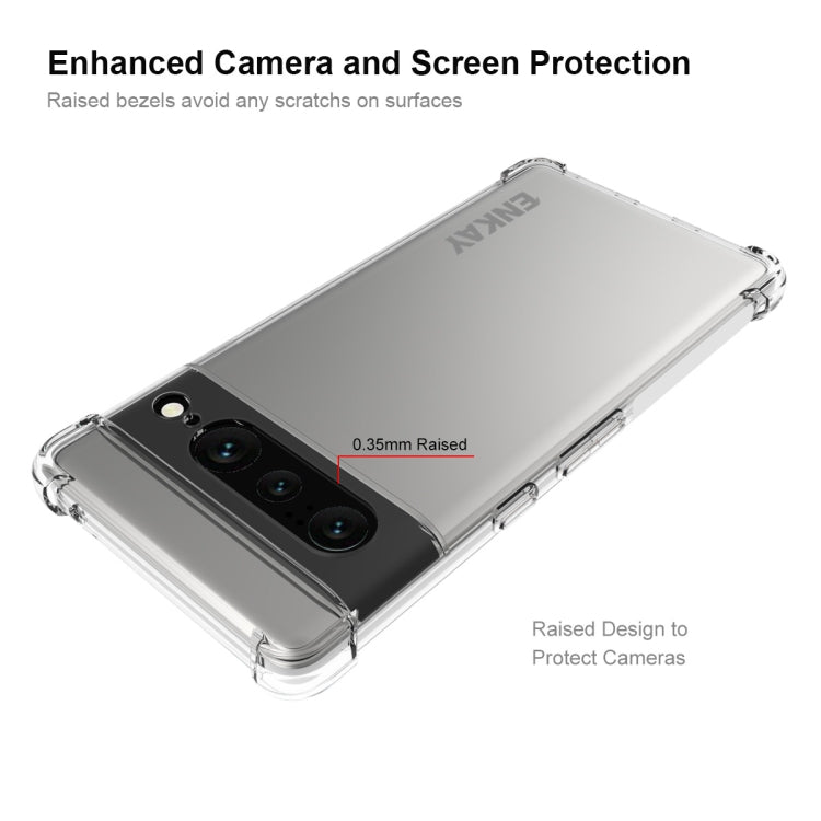 For Google Pixel 7 Pro ENKAY Clear TPU Shockproof Case by ENKAY