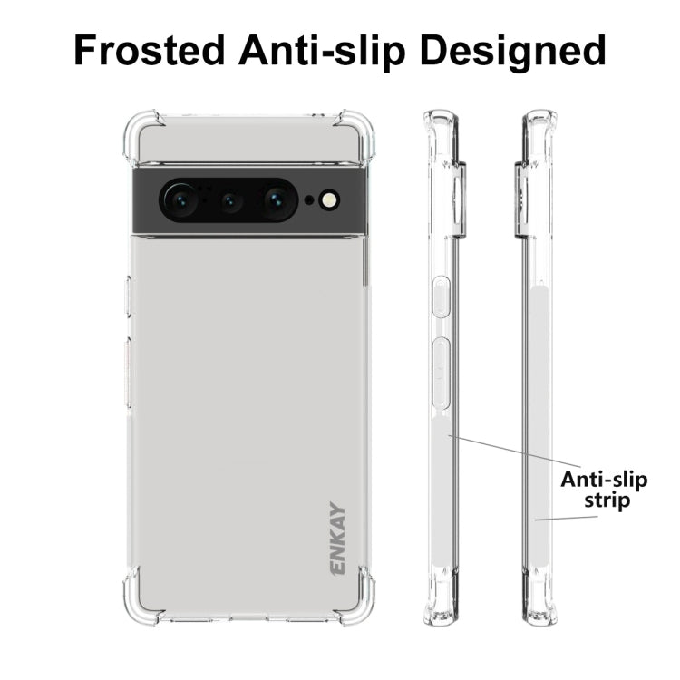 For Google Pixel 7 Pro ENKAY Clear TPU Shockproof Case by ENKAY