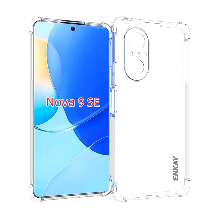 For Huawei Nova 9 SE ENKAY Clear TPU Shockproof Case by ENKAY