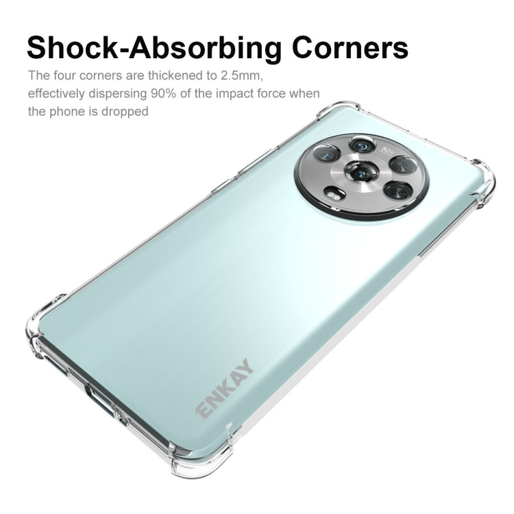 For Honor Magic4 ENKAY Clear TPU Shockproof Case by ENKAY