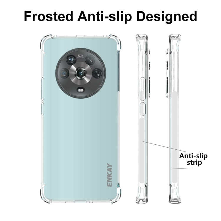 For Honor Magic4 ENKAY Clear TPU Shockproof Case by ENKAY