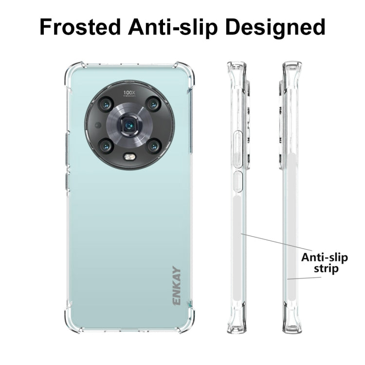 For Honor Magic4 Pro ENKAY Clear TPU Shockproof Case by ENKAY