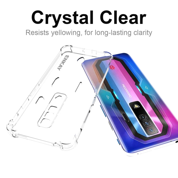 For ZTE Nubia Red Magic 7 ENKAY Clear TPU Shockproof Case by ENKAY