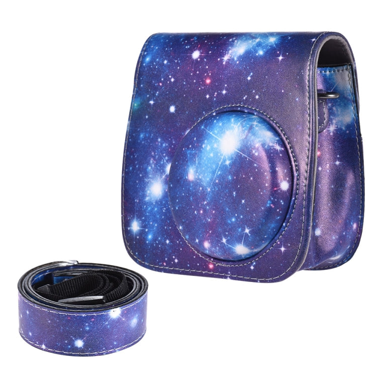 Universe Pattern Full Body Camera PU Leather Case Bag with Strap for FUJIFILM instax mini 9 / mini 8+ / mini 8 by bashfashion
