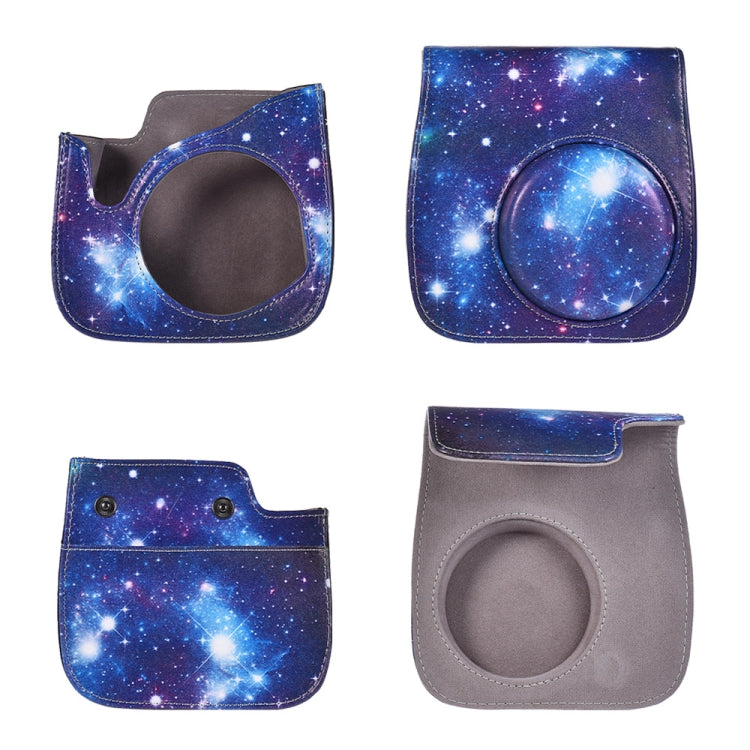 Universe Pattern Full Body Camera PU Leather Case Bag with Strap for FUJIFILM instax mini 9 / mini 8+ / mini 8 by bashfashion