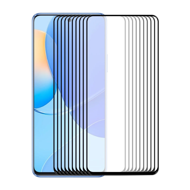 10 PCS For Huawei Nova 9 SE 5G ENKAY Full Glue 0.26mm 9H 2.5D Tempered Glass Full Film by ENKAY