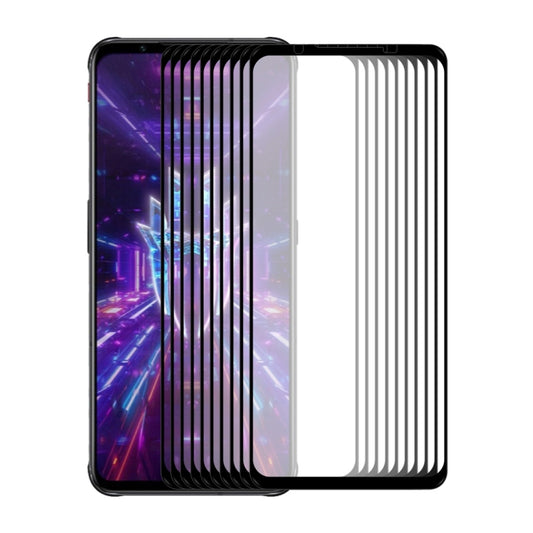 10 PCS For ZTE Nubia Red Magic 7 ENKAY Full Glue 0.26mm 9H 2.5D Tempered Glass Full Film by ENKAY