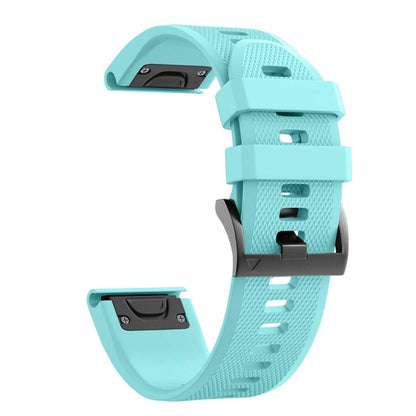 For Garmin epix 22mm Silicone Watch Band(Peppermint Green) by bashfashion