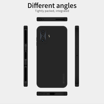 For Xiaomi Redmi K50 Gaming PINWUYO Sense Series Liquid Silicone TPU Phone Case(Black) by PINWUYO