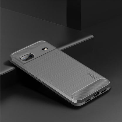 For Google pixel 7 5G MOFI Gentleness Series Brushed Texture Carbon Fiber TPU Phone Case(Gray) by MOFI