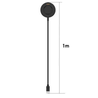 For Garmin Fenix 6s Type-C / USB-C Interface Watch Charger With Data Function(Black) by bashfashion