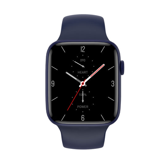 W7 1.8 inch Color Screen Smart Watch, Support Heart Rate Monitoring/Blood Pressure Monitoring(Blue) by bashfashion