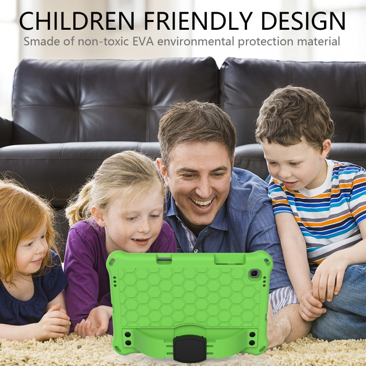 For Lenovo X306 / X606 / K10 Honeycomb EVA + PC Shockproof Tablet Case with Strap(Green+Black) by bashfashion