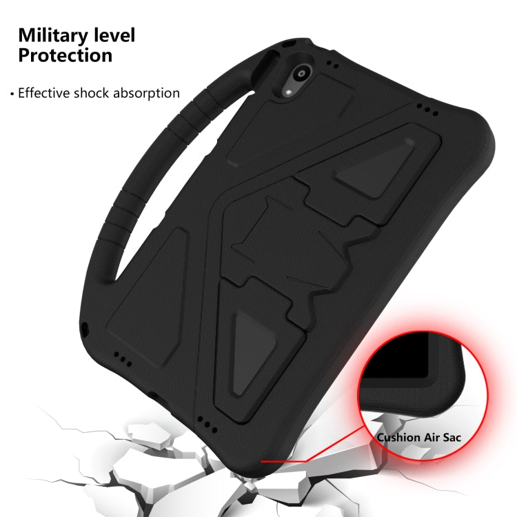 For Motorola Moto Tab G70 EVA Shockproof Tablet Case with Holder(Black) by bashfashion