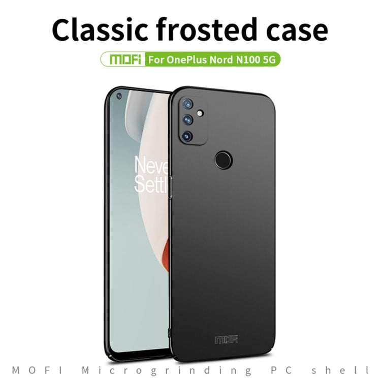 For OnePlus Nord N100 5G MOFI Frosted PC Ultra-thin Hard Case(Red) by MOFI