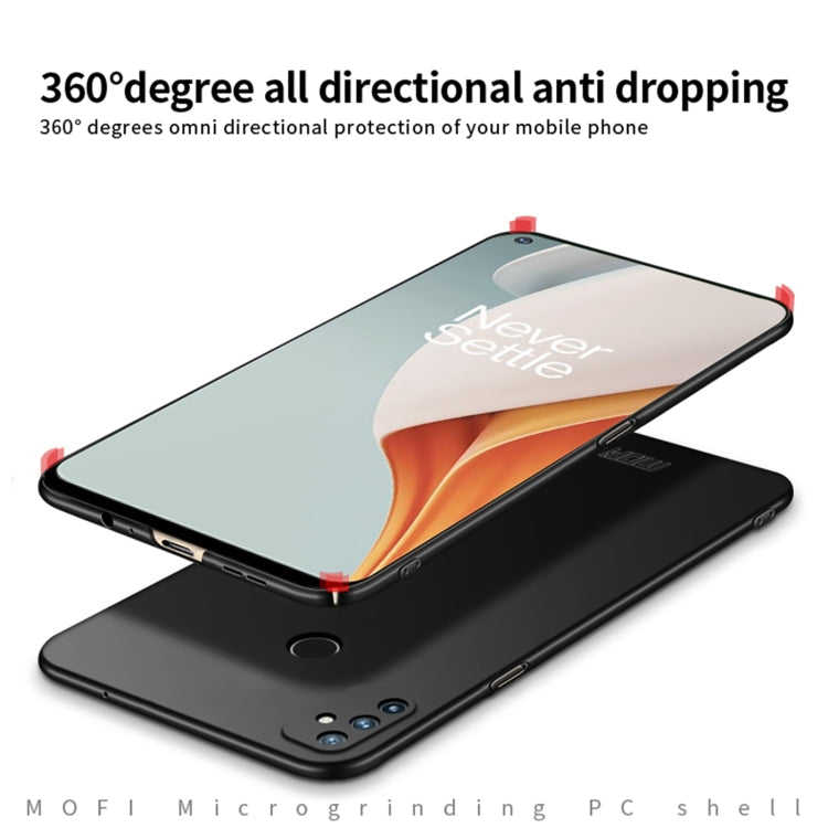 For OnePlus Nord N100 5G MOFI Frosted PC Ultra-thin Hard Case(Red) by MOFI