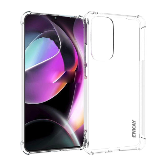For Motorola Edge 30 ENKAY Clear TPU Shockproof Phone Case by ENKAY