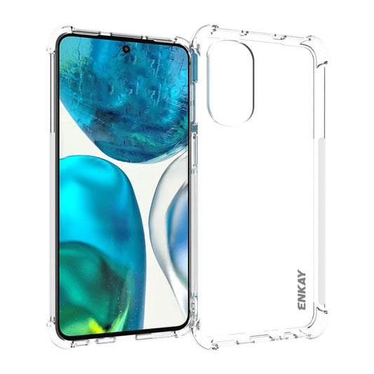 For Motorola Moto G52 ENKAY Clear TPU Shockproof Phone Case by ENKAY