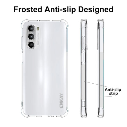 For Motorola Moto G52 ENKAY Clear TPU Shockproof Phone Case by ENKAY