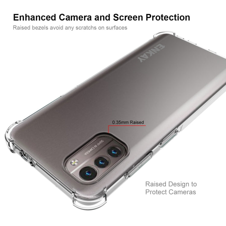 For Nokia G21 / G11 ENKAY Clear TPU Shockproof Phone Case by ENKAY