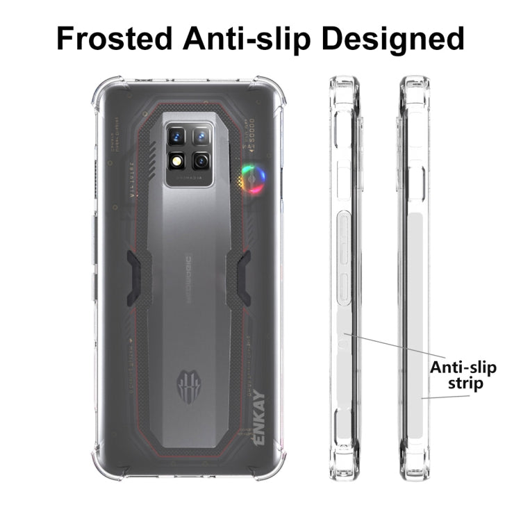 For ZTE Nubia Red Magic 7 Pro ENKAY Clear TPU Shockproof Phone Case by ENKAY