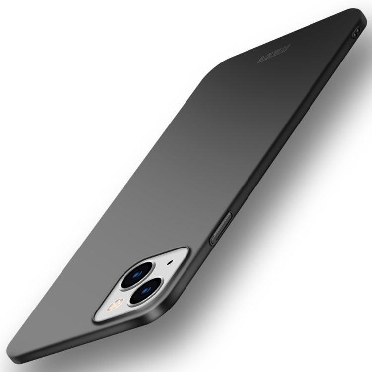 For iPhone 14 MOFI Frosted PC Ultra-thin Hard Case (Black) by MOFI
