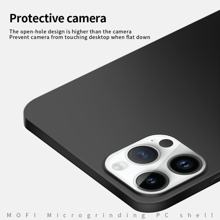 For iPhone 14 Pro MOFI Frosted PC Ultra-thin Hard Case (Black) by MOFI