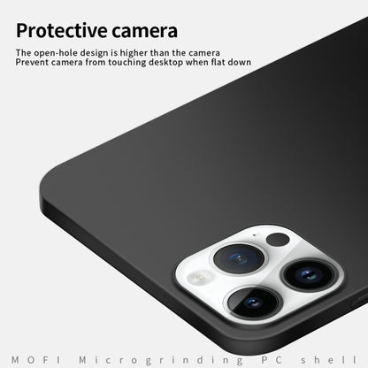 For iPhone 14 Pro Max MOFI Frosted PC Ultra-thin Hard Case (Black) by MOFI