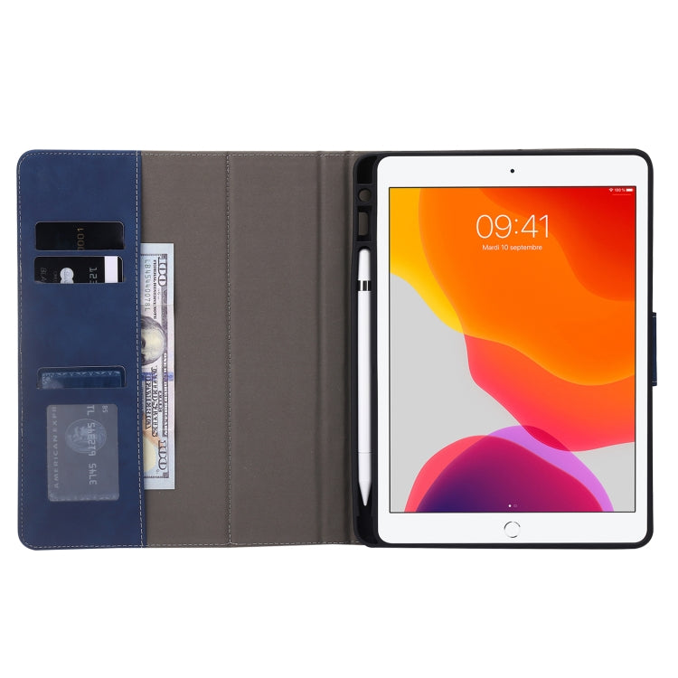 Calf Texture Horizontal Flip Leather Tablet Case For iPad Air / Air 2 / Pro 9.7 (Dark Blue) by bashfashion