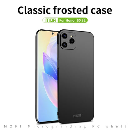 For Honor 60 SE MOFI Frosted PC Ultra-thin Hard Case(Black) by MOFI