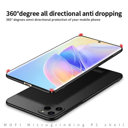 For Honor 60 SE MOFI Frosted PC Ultra-thin Hard Case(Black) by MOFI