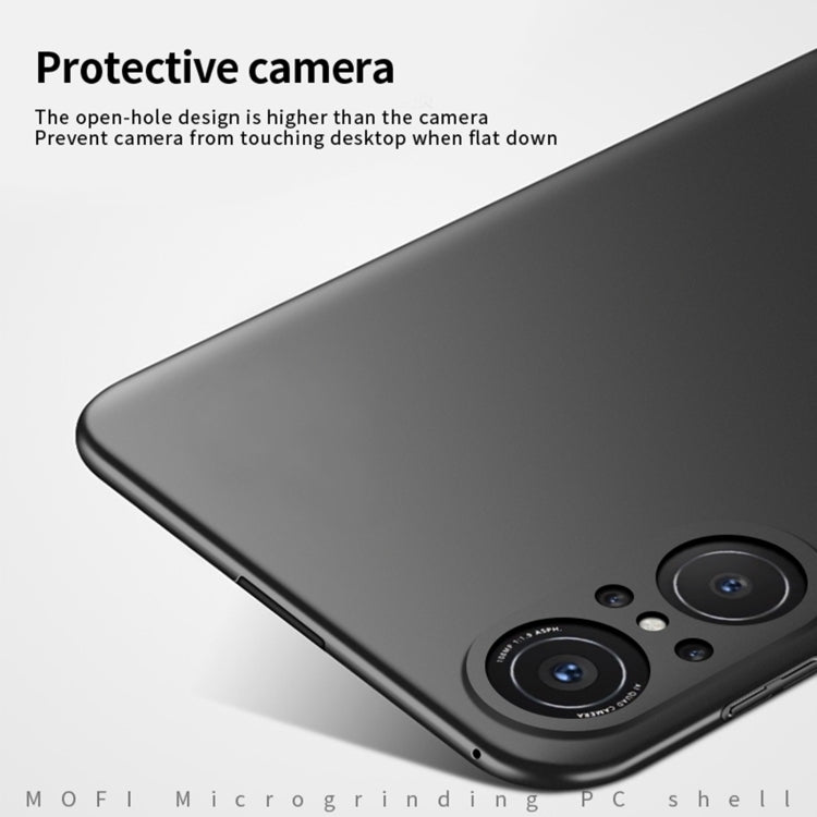For Huawei Nova9 SE MOFI Frosted PC Ultra-thin Hard Case(Black) by MOFI
