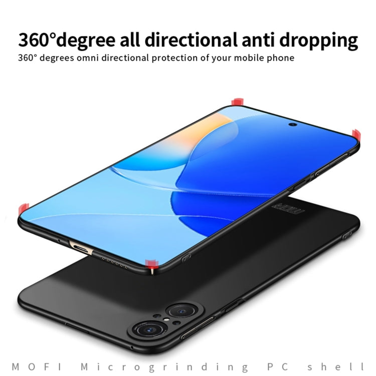 For Huawei Nova9 SE MOFI Frosted PC Ultra-thin Hard Case(Black) by MOFI