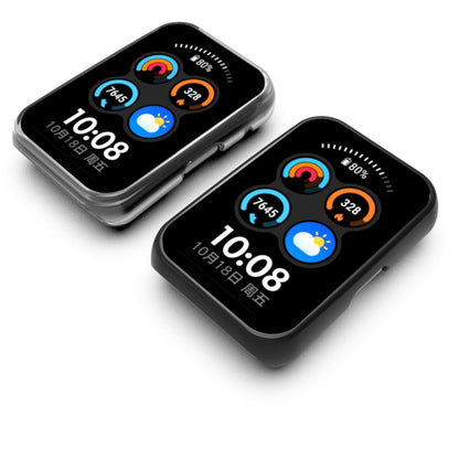 For Huawei Watch Fit PC+Toughened Film Fully Enclosed Protective Watch Case(Transparent.) by bashfashion