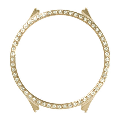 For Samsung Galaxy Watch 5 40mm TPU Shockproof Silicone Case With Diamond(Gold) by bashfashion