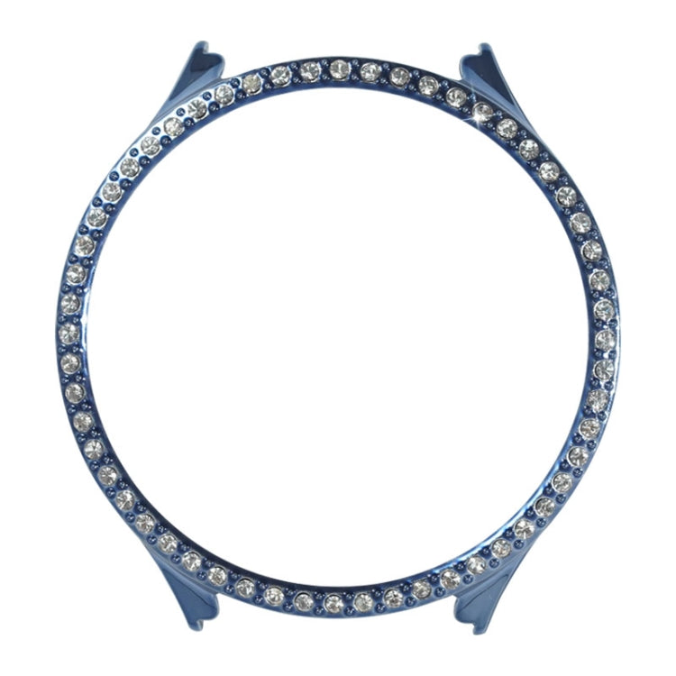 For Samsung Galaxy Watch 5 44mm TPU Shockproof Silicone Case With Diamond(Blue) by bashfashion