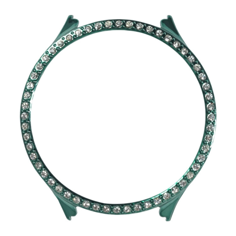 For Samsung Galaxy Watch 5 44mm TPU Shockproof Silicone Case With Diamond(Green) by bashfashion