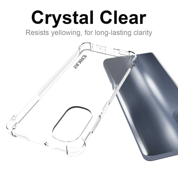 For Motorola Moto G62 5G ENKAY Transparent TPU Shockproof Phone Case by ENKAY