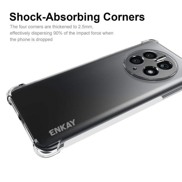For Huawei Mate 50 Pro 4G ENKAY Transparent TPU Shockproof Phone Case by ENKAY
