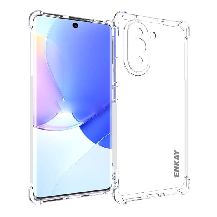 For Huawei Nova 10 4G ENKAY Transparent TPU Shockproof Phone Case by ENKAY