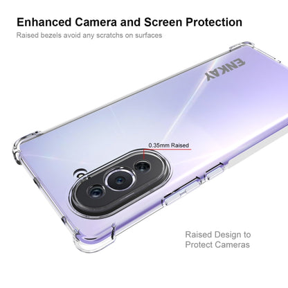 For Huawei Nova 10 4G ENKAY Transparent TPU Shockproof Phone Case by ENKAY